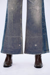 Patchwork Wide Leg Jeans