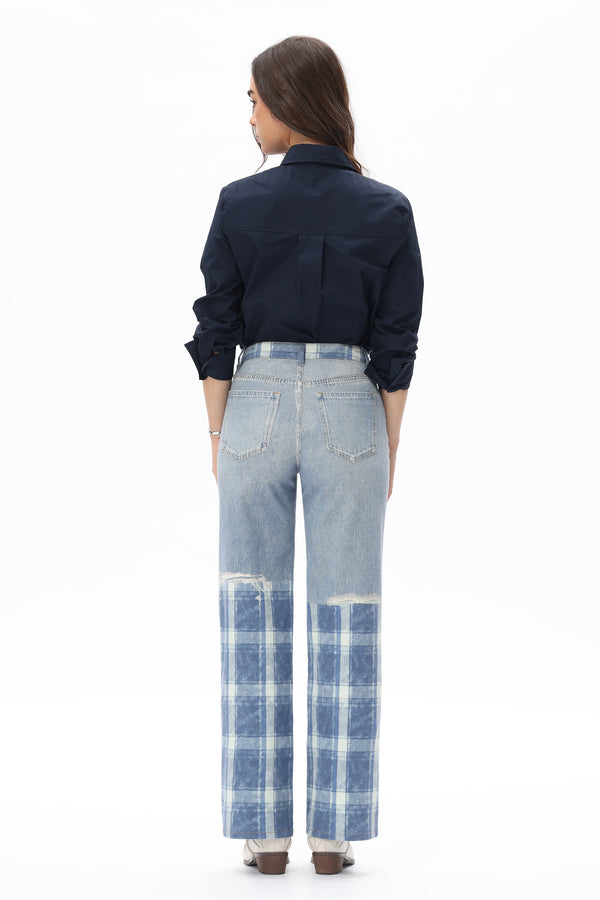 Artistic Wide Leg Jeans