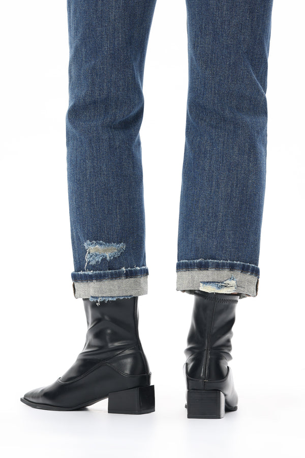 Vintage Whisker Straight Jeans