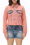 Boxy Cropped Denim Jacket