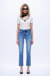 Cropped Vintage Straight Jeans