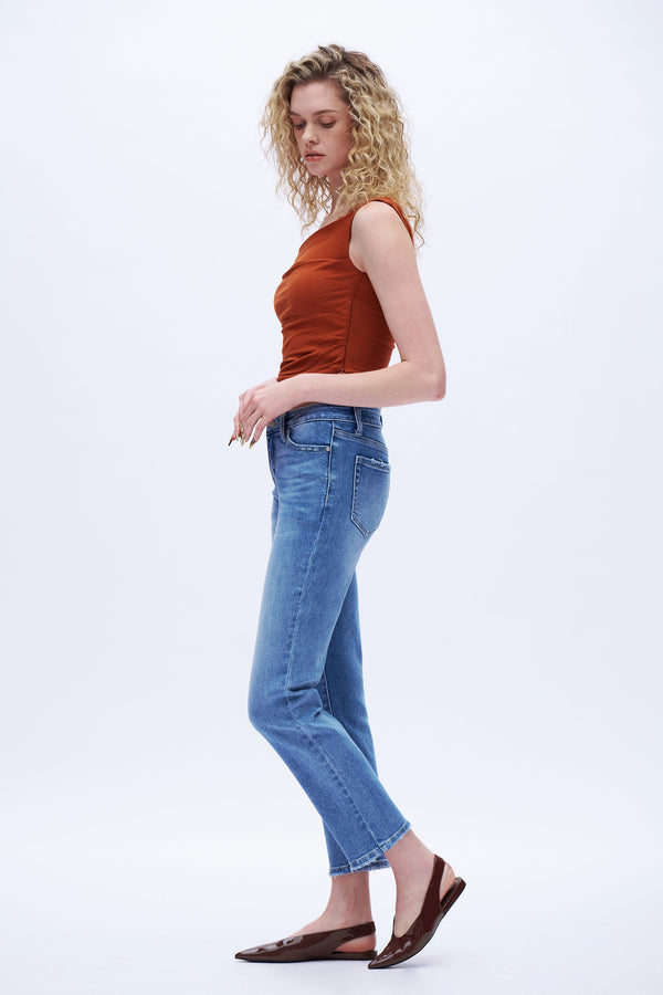 Flattering Straight Jeans
