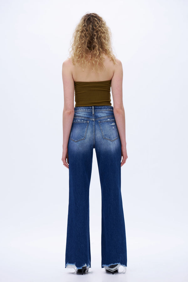 Edgy Wide Leg Jeans