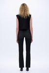 Edgy Dark Straight Jeans