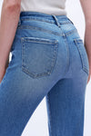 Cropped Vintage Straight Jeans