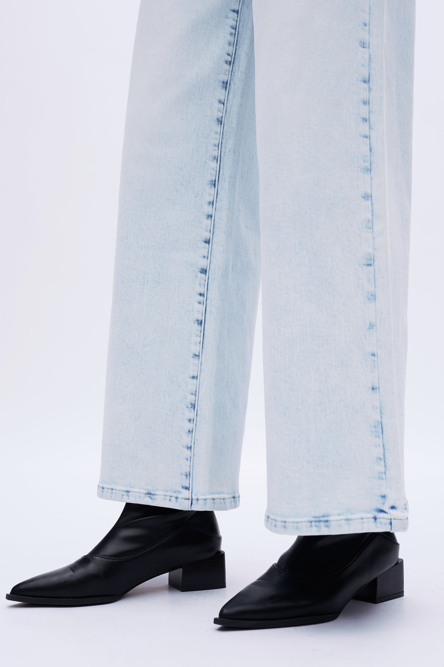 High Rise Denim Jeans DEW8013 Light Blue