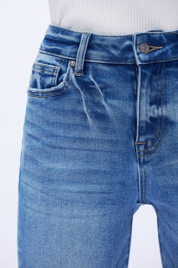 Cropped Vintage Straight Jeans