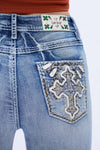 Western-Inspired Straight Jeans