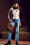 Angel-Winged Cross Bootcut Jeans