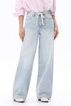 Breezy Rope-Tie Wide Leg Jeans