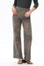 Bandana Patchwork Wide Leg Jeans
