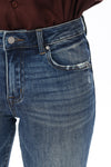 Vintage Whisker Straight Jeans