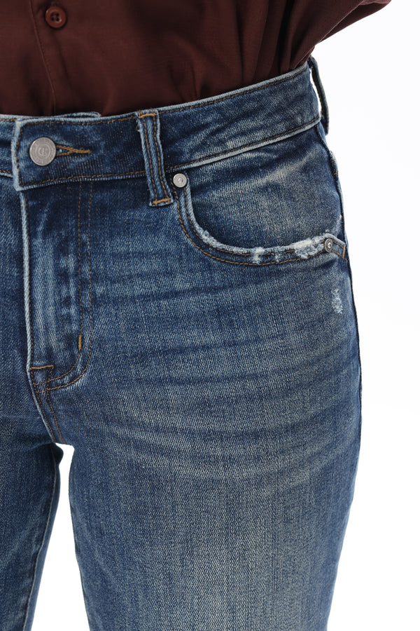 Vintage Whisker Straight Jeans
