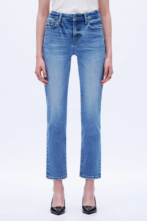 Cropped Vintage Straight Jeans