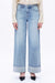 Effortless Cuffed Wide Leg Jeans