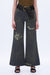 Bold Leopard Wide Leg Jeans