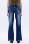Edgy Wide Leg Jeans