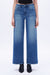 Trendy Distressed Wide Leg Jeans