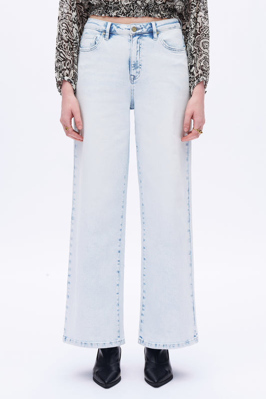 High Rise Denim Jeans DEW8013 Light Blue