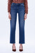 Distressed Edgy Straight Jeans