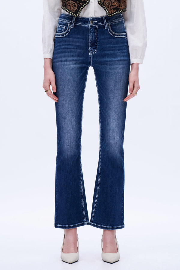 Iconic Cross Bootcut Jeans