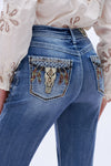 Western-Chic Bootcut Jeans