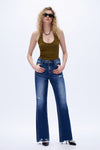 Edgy Wide Leg Jeans