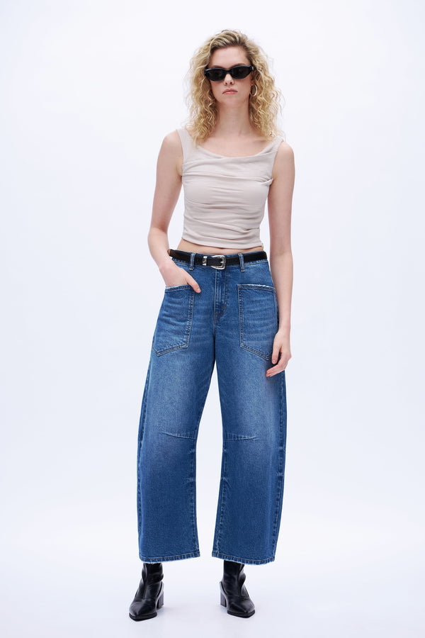 Contemporary Barrel Jeans