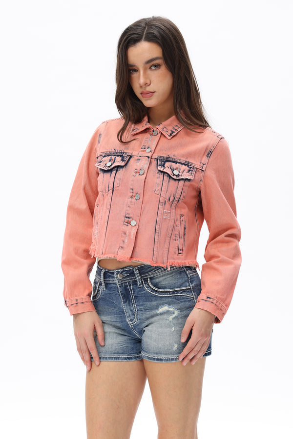 Boxy Cropped Denim Jacket