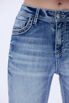 Angel-Winged Cross Bootcut Jeans