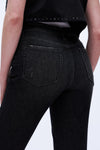 Edgy Dark Straight Jeans