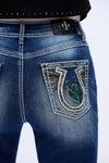 Desert Cactus Bootcut Jeans