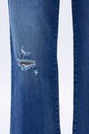 Effortless Distressed Straight Jeans