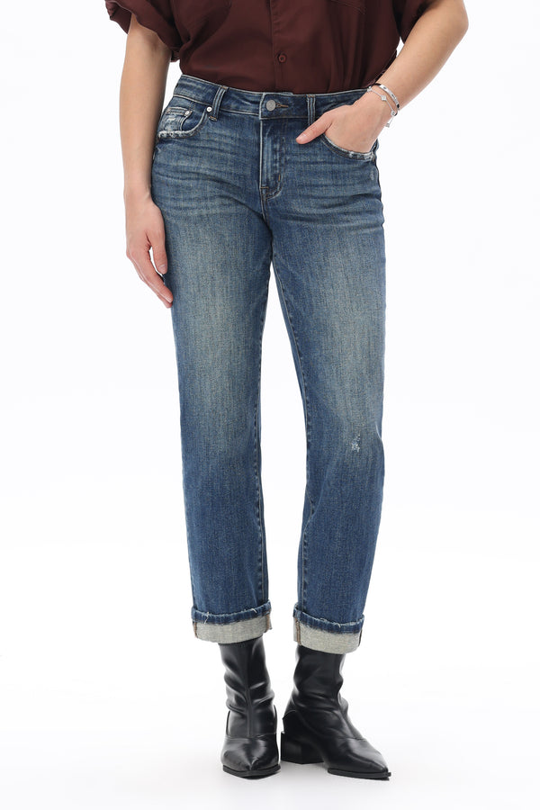 Vintage Whisker Straight Jeans