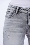 Distressed Bootcut Jeans