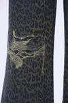 Bold Leopard Wide Leg Jeans