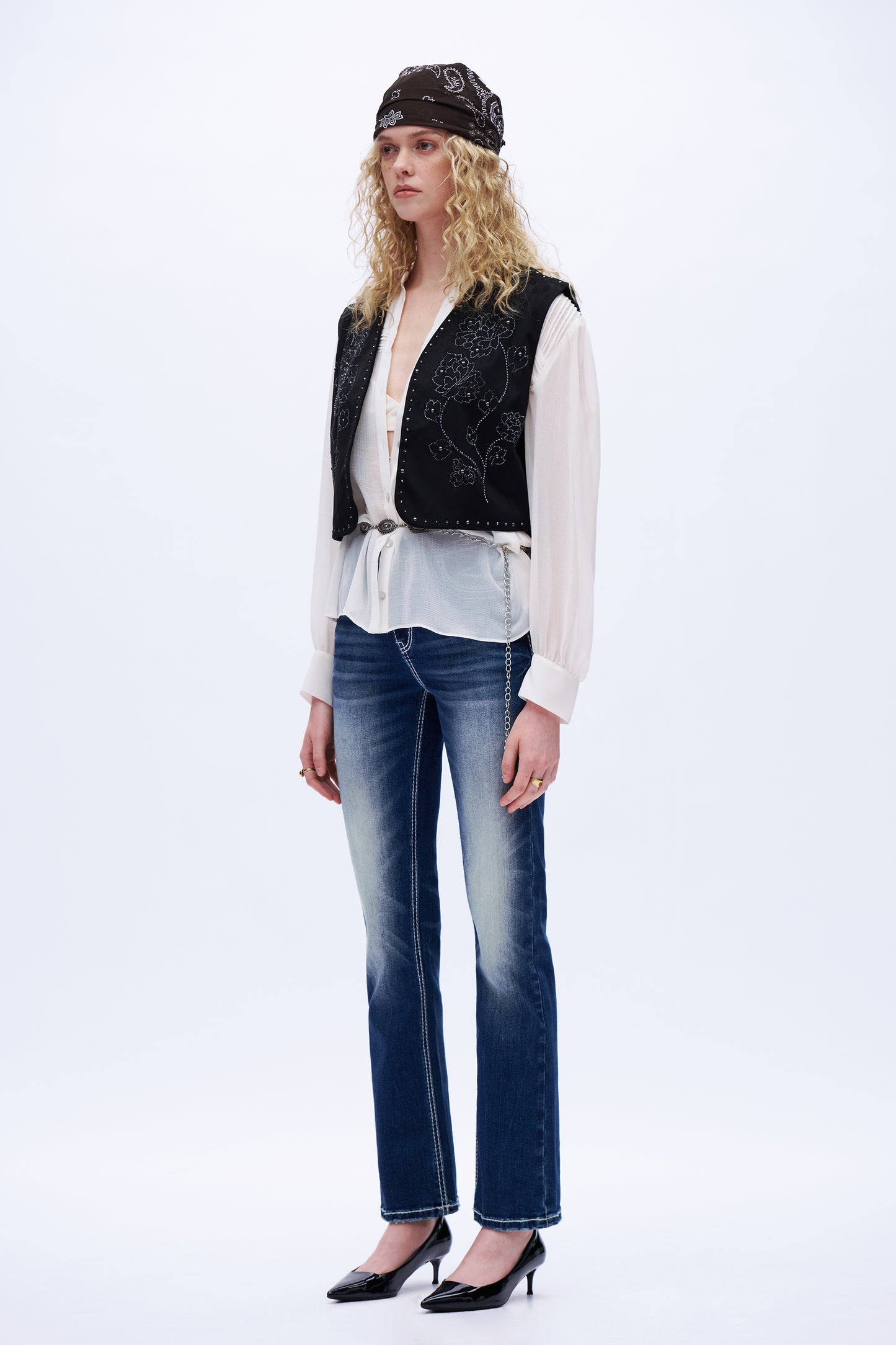 Western Spirit Embellished Embroidered Jeans
