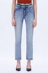 Western-Inspired Straight Jeans