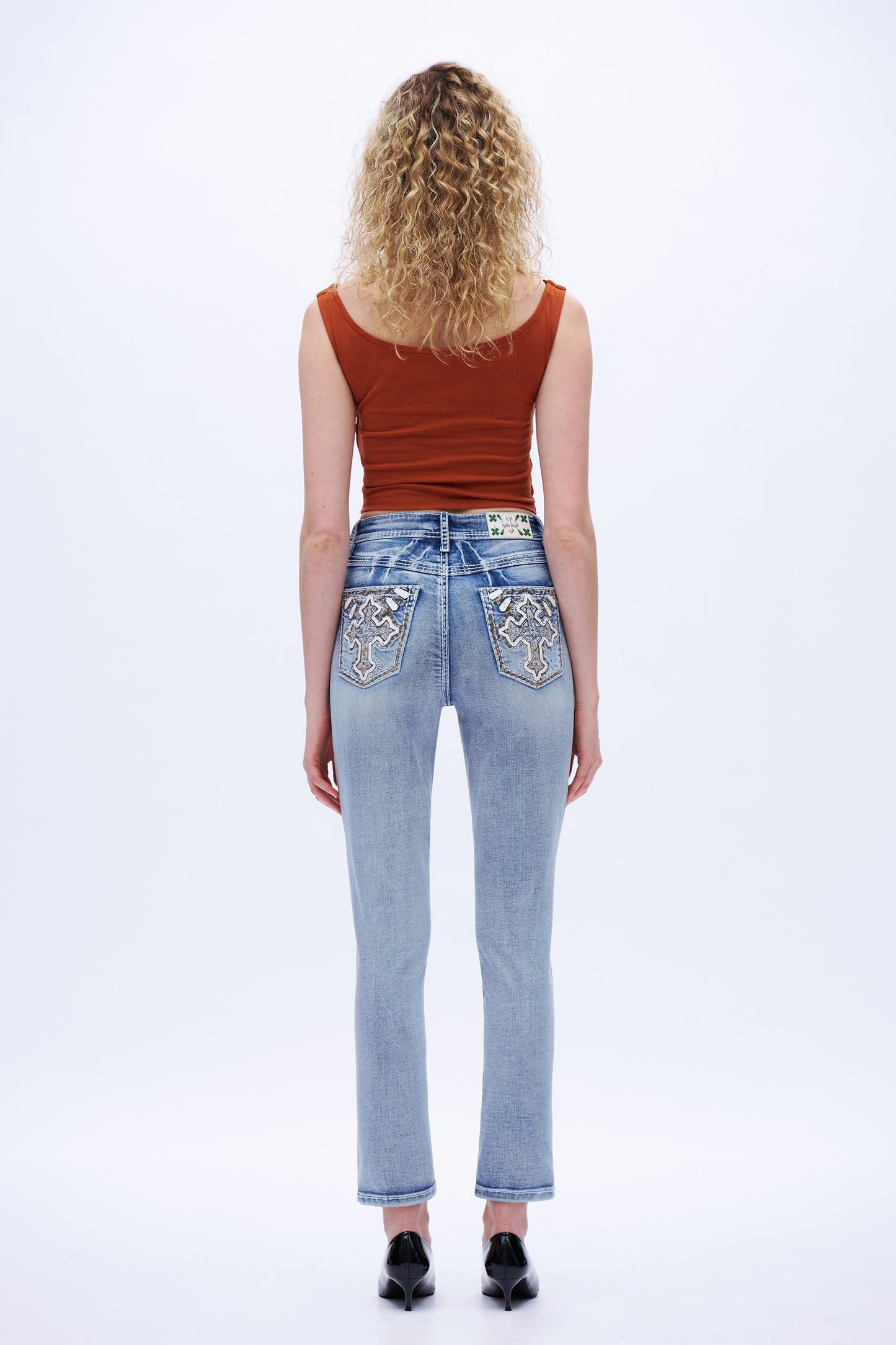 Western Spirit Embellished Embroidered Jeans